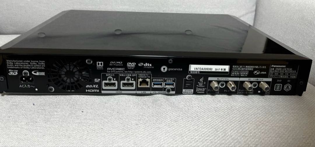 美品7TB Panasonic DIGA ブルーレイレコーダDMRUX7030