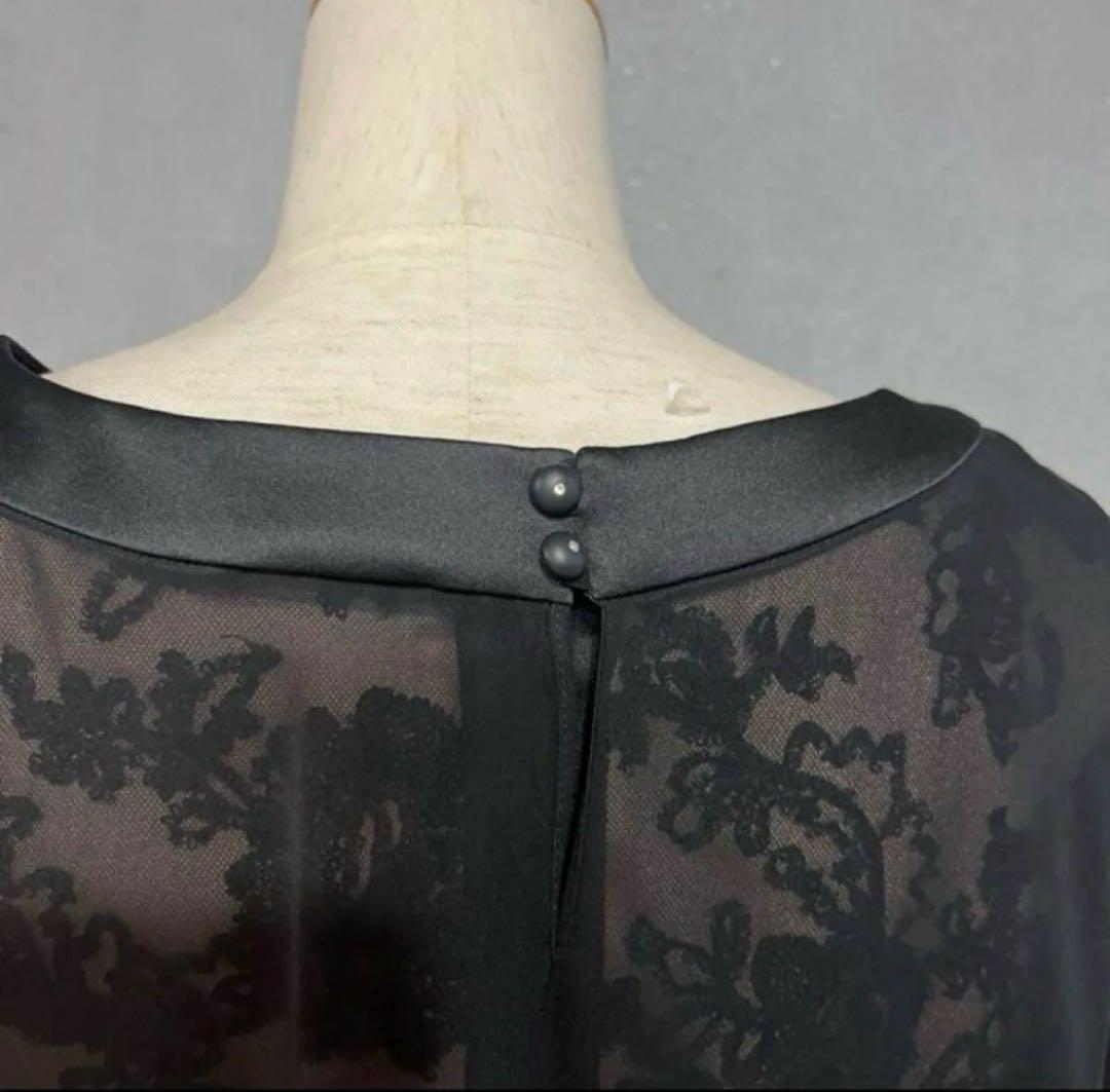 新品東京ソワールMARIKO KOHGAマリココウガケープ付きドレス