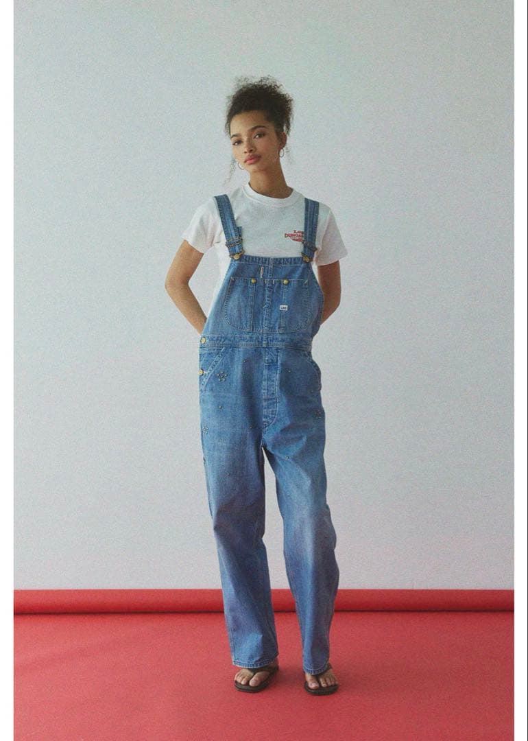 Lee×ALEXIA STAM オーバーオール Blue