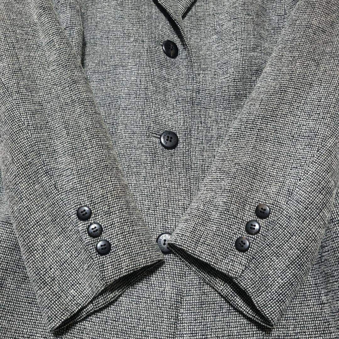 【未使用級】バーバリー　テーラードジャケット シングル ツイード 大きいサイズ