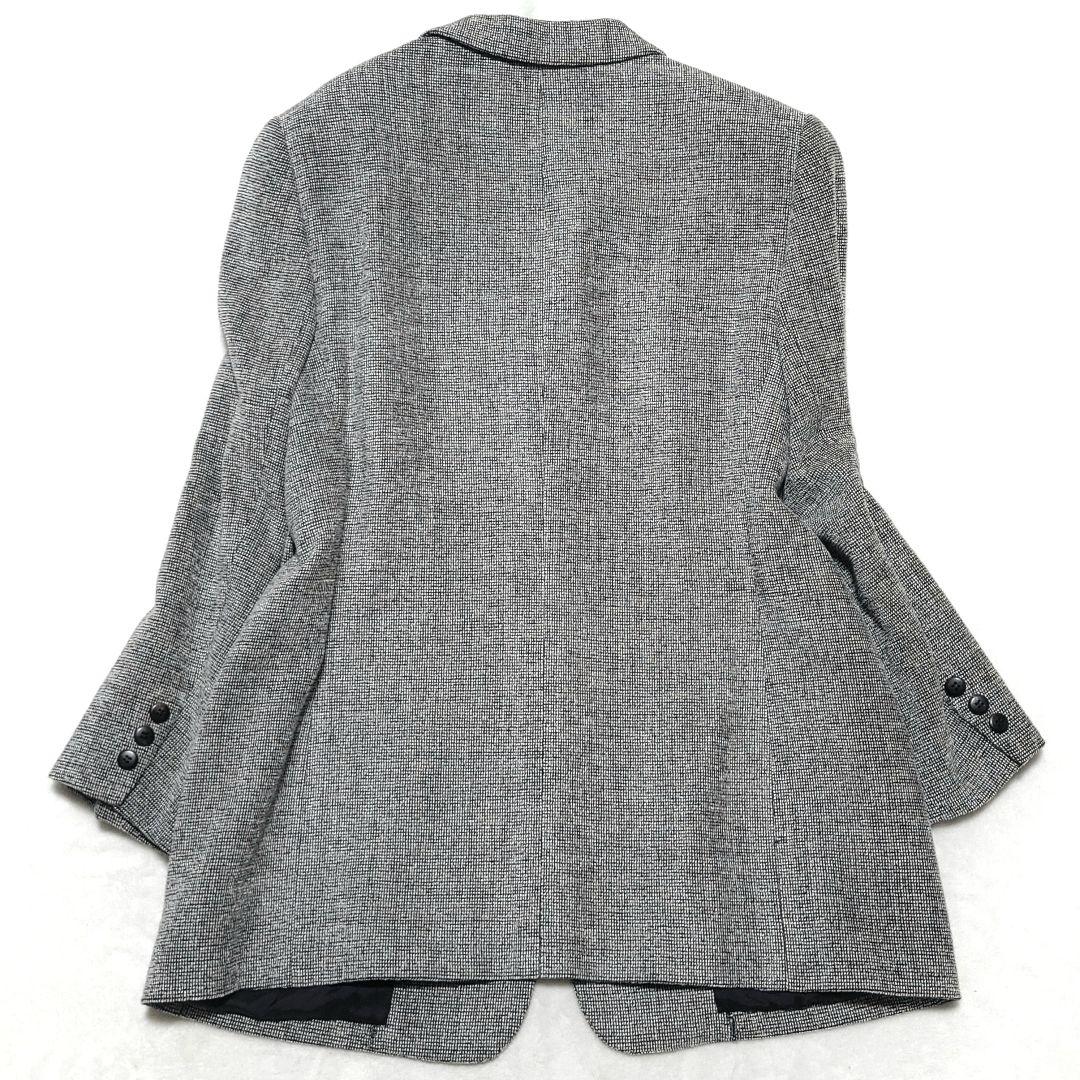 【未使用級】バーバリー　テーラードジャケット シングル ツイード 大きいサイズ