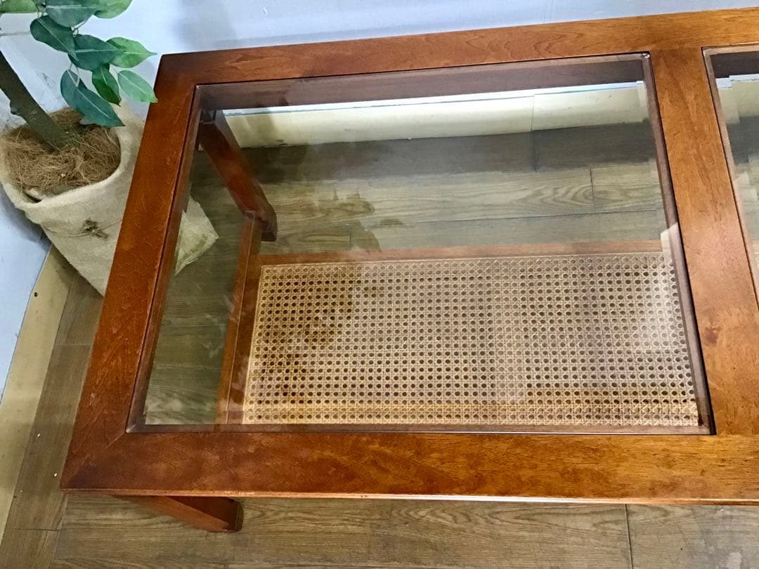 ☆☆管375☆コスガ☆KOSUGA☆センターテーブル☆天板がガラス