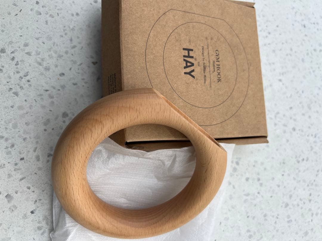 廃盤　HAY GYM HOOK Mサイズ　ナチュラル