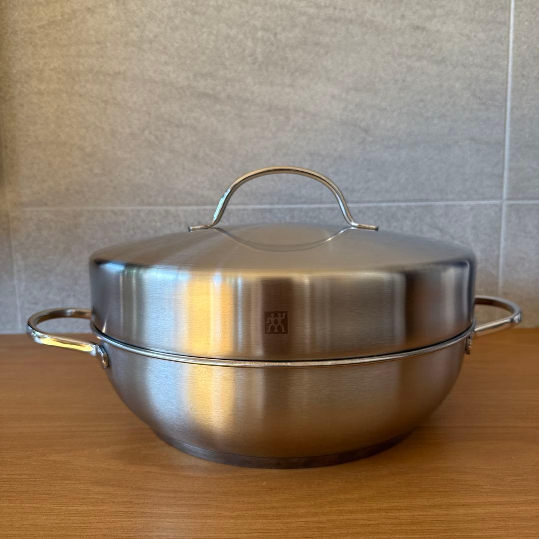 Zwillingツヴィリング◆スチーマー＆スモーカーセット 28cm 燻製