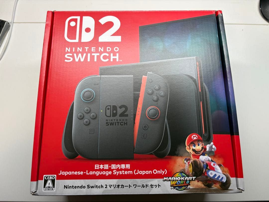 Nintendo Switch 2 ガラスフィルム付 スイッチ2