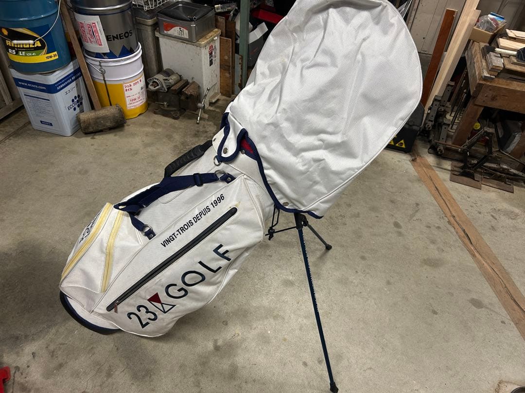23GOLF VINGT TROIS 1986 キャディバッグ　フード付き