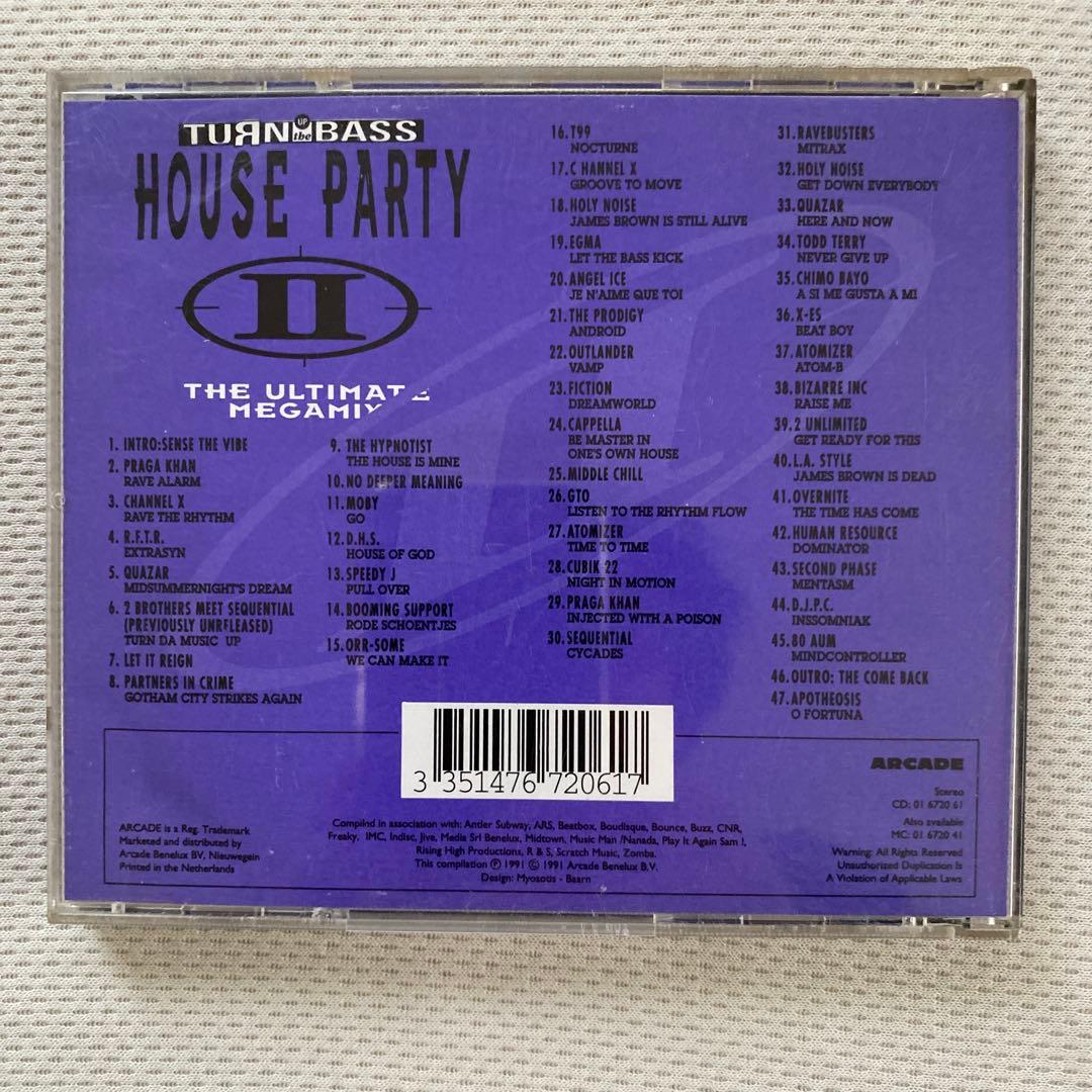 洋楽 HOUSE PARTY II THE ULTIMATE MEGAMIX CD