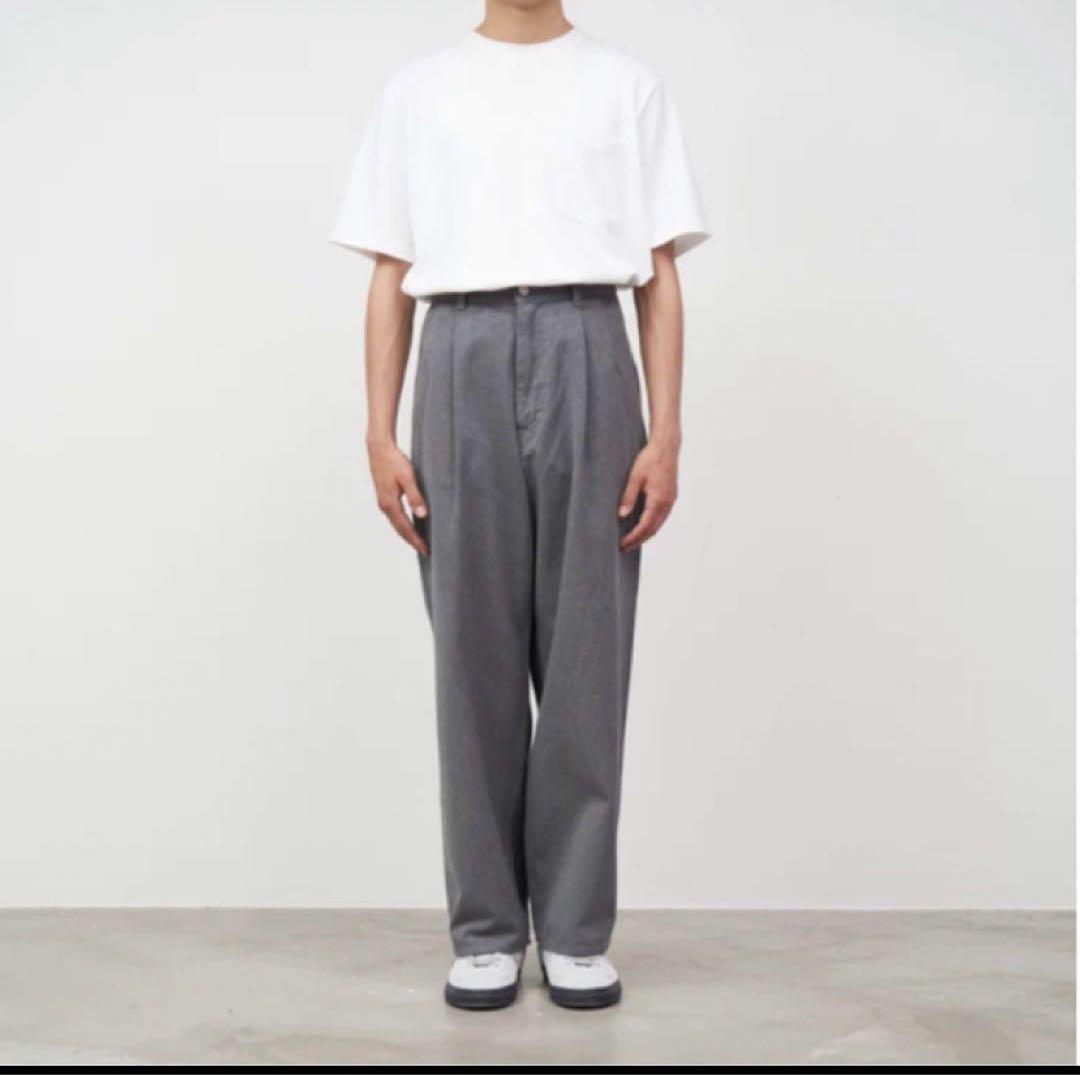 Graphpaper Denim TwoTuck Pants グレー 1