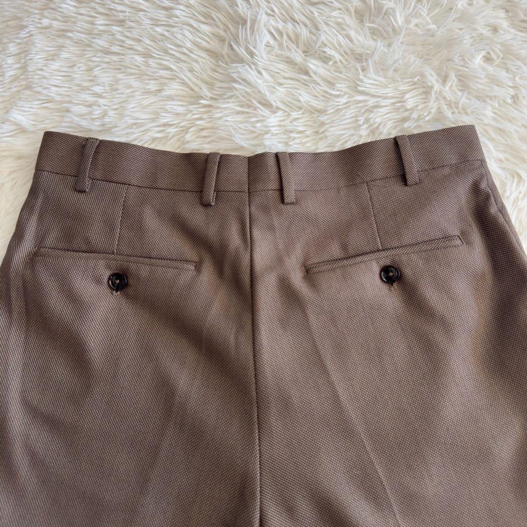 人気✨ZARA スリーピース　3P スーツ　バーズアイ柄　ラペルピン　チェーン