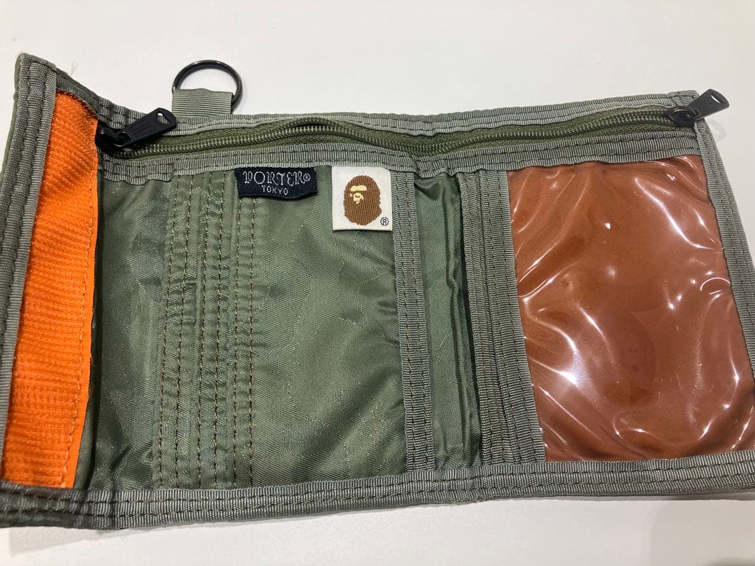 PORTER✖️BAPE二つ折り財布