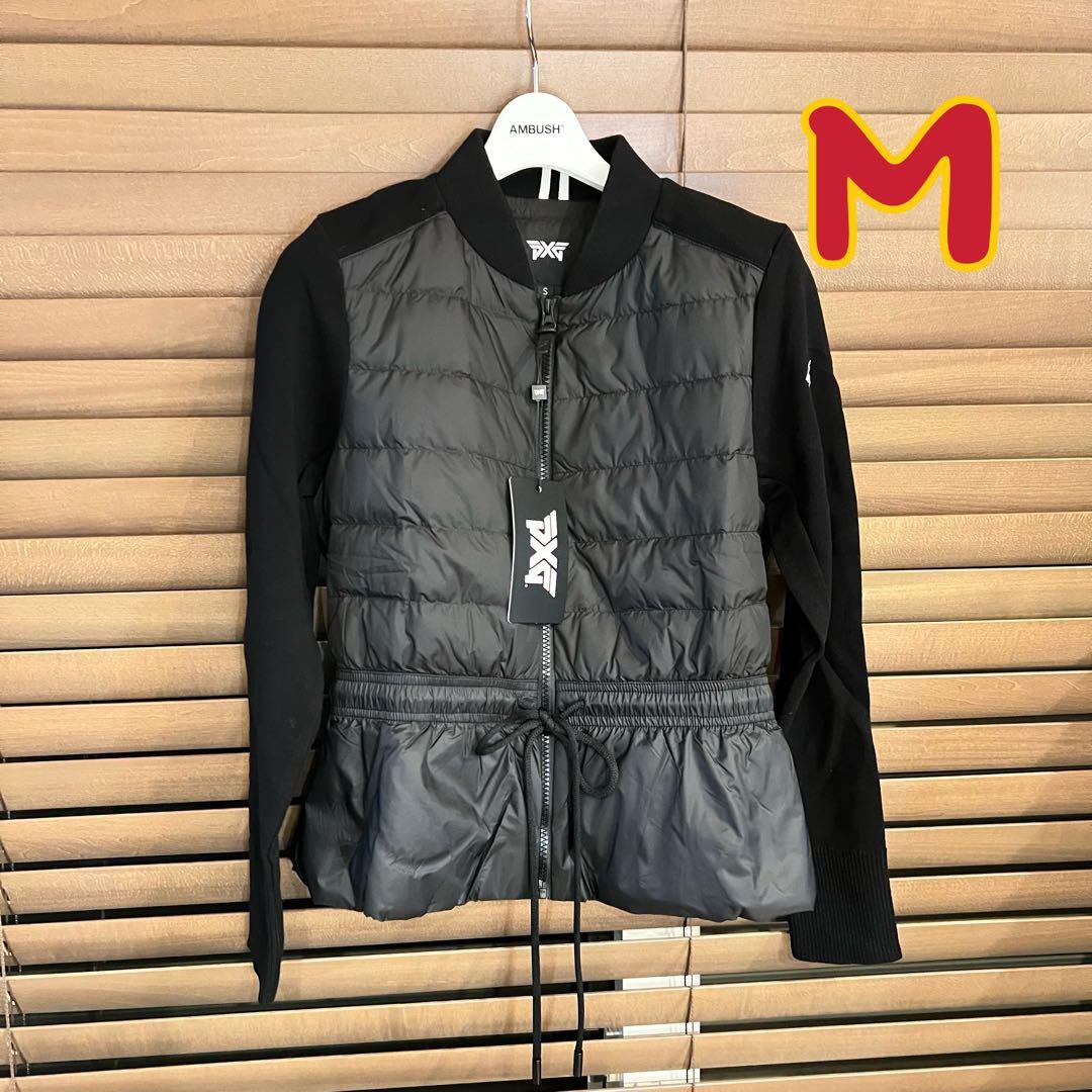 PXG 新作ゴルフ ウェア レディース ジャケット ダウン×ニット トップスM