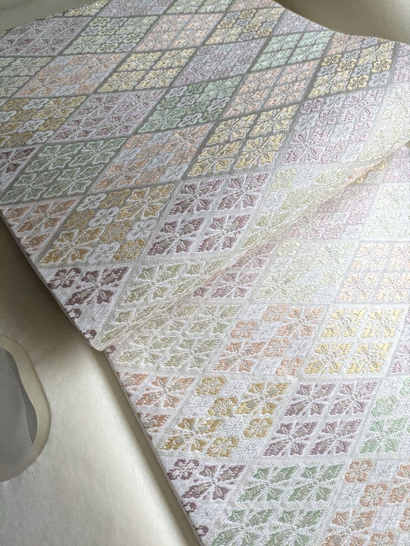 花*椿様 正絹西陣織佐々木織物花菱フォーマル袋帯