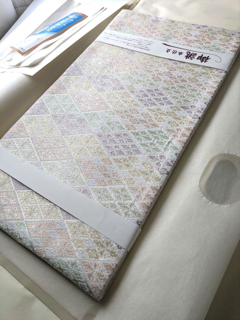 花*椿様 正絹西陣織佐々木織物花菱フォーマル袋帯