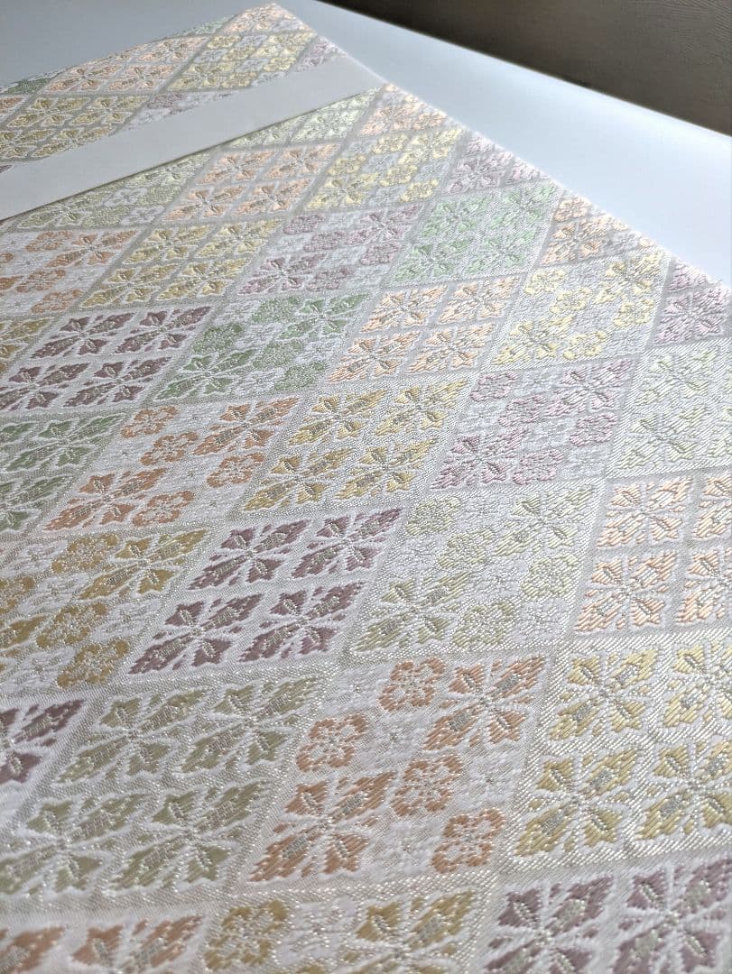 花*椿様 正絹西陣織佐々木織物花菱フォーマル袋帯