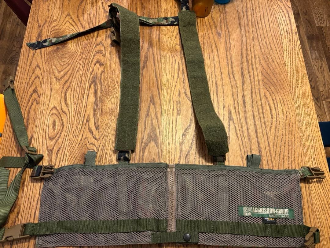 シ*ケ様 アグレッサーグループ チェストリグ 89式 陸自迷彩　mayflowe