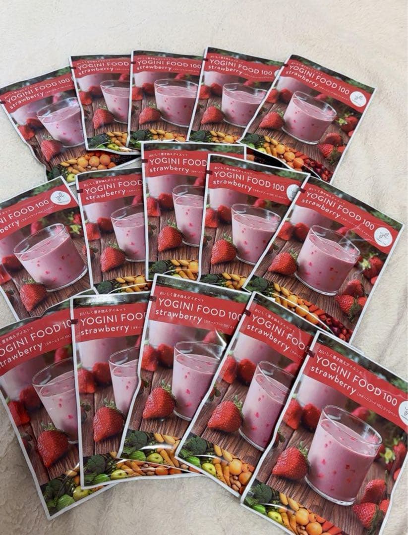 ヨギニーフード　ストロベリー15袋　YOGINI FOOD 100