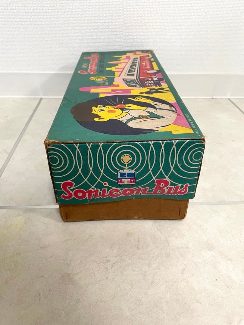 昭*様 超激レア マスダヤ ブリキ ソニコンバス 赤 ブリキ製　昭和レトロ　増田