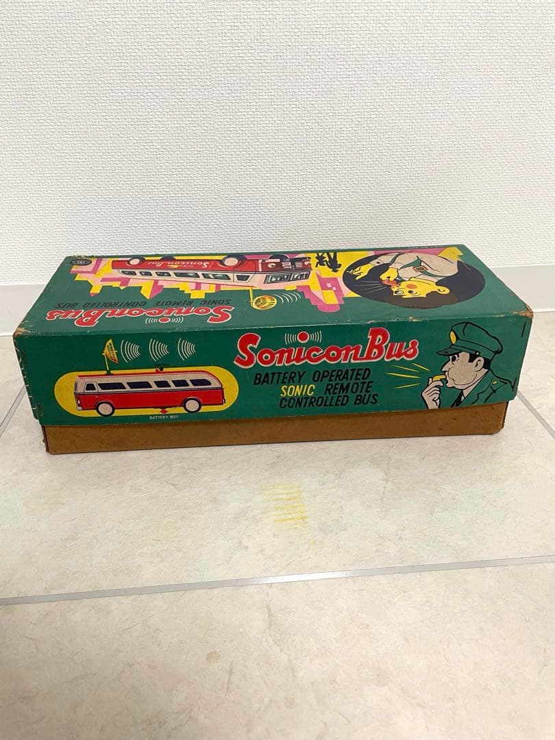 昭*様 超激レア マスダヤ ブリキ ソニコンバス 赤 ブリキ製　昭和レトロ　増田