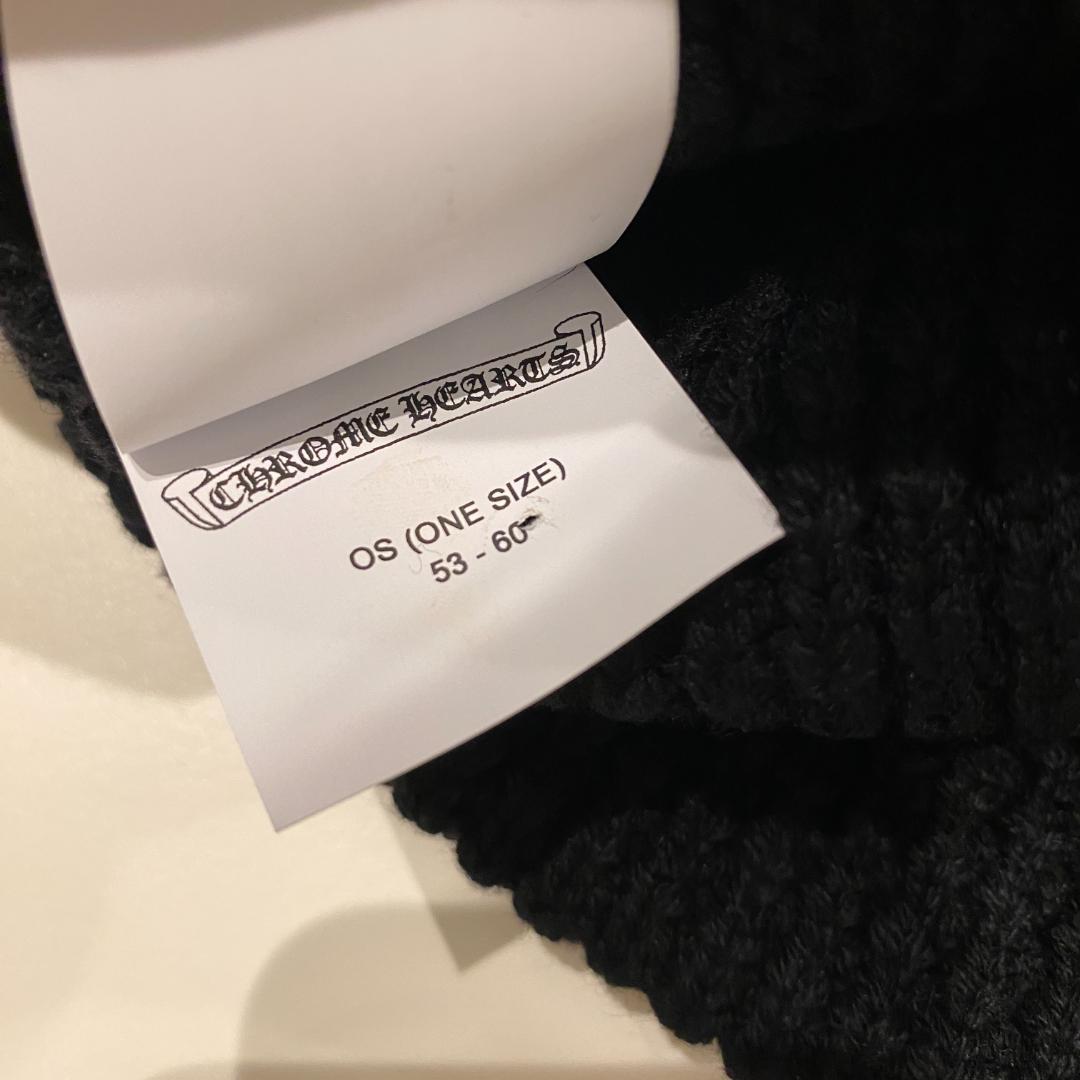 新品未使用 CHROME HEARTS クロムハーツ ビーニー ブラック