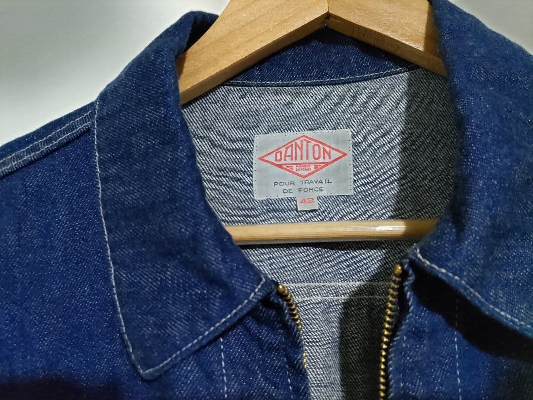 超美品　DANTON デニムジャケット サイズ42
