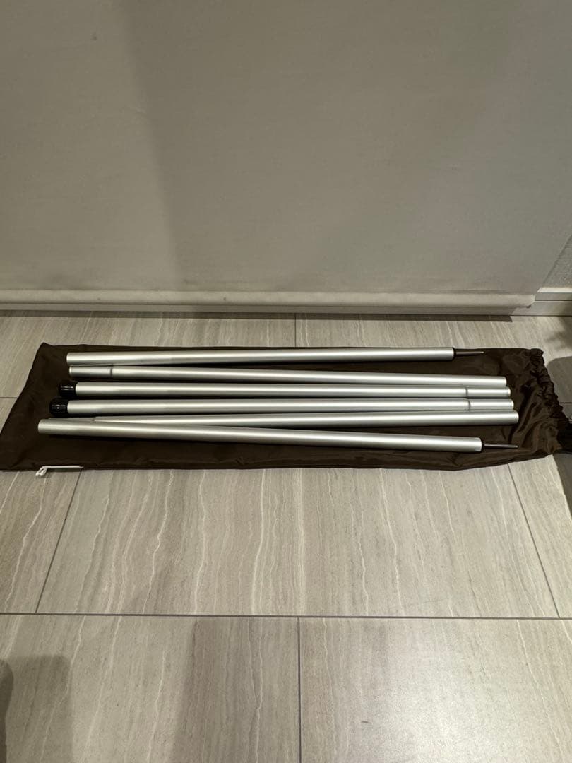 えだまめ スノーピーク ランドロックpro アイボリー アップライトポール