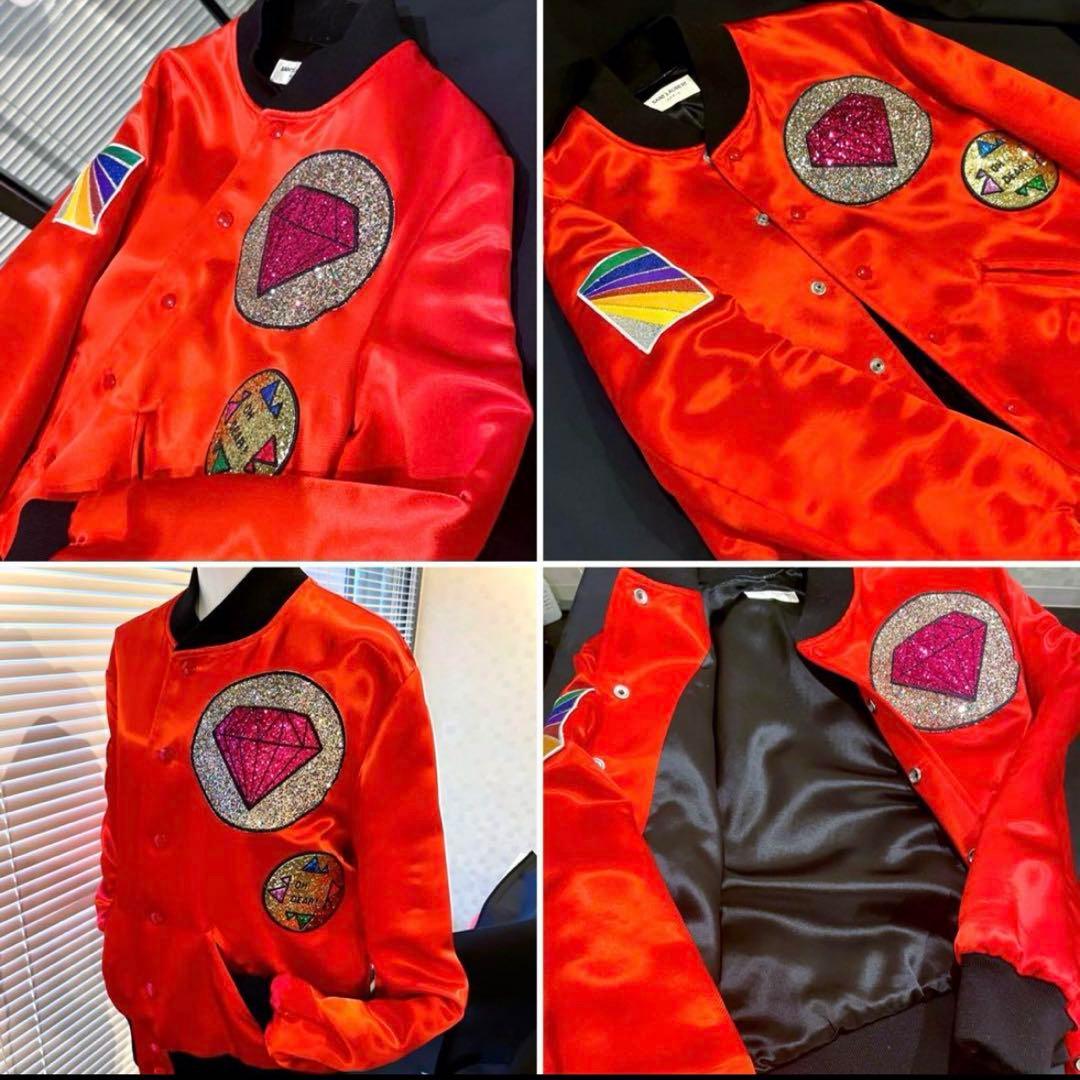 レディガガ着用 国内未入荷 世界希少 NY サンローラン テディーJK