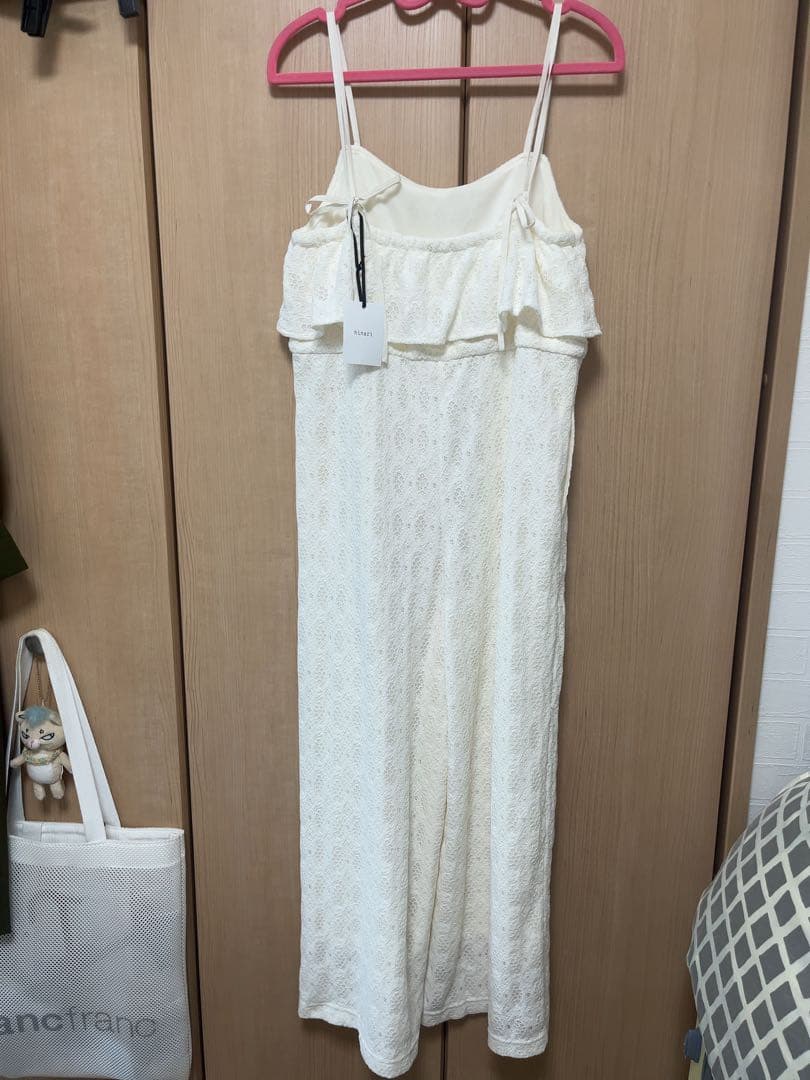 hinari 総レースキャミロンパース Sサイズ アイボリー