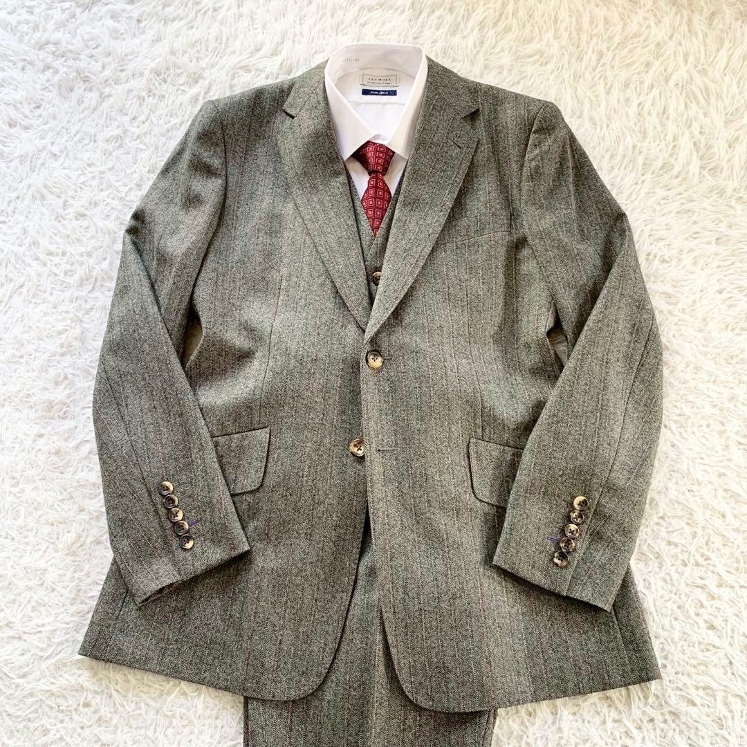 最高級モデル　Paul Smith　ポールスミス　3ピース　スーツ　セットアップ