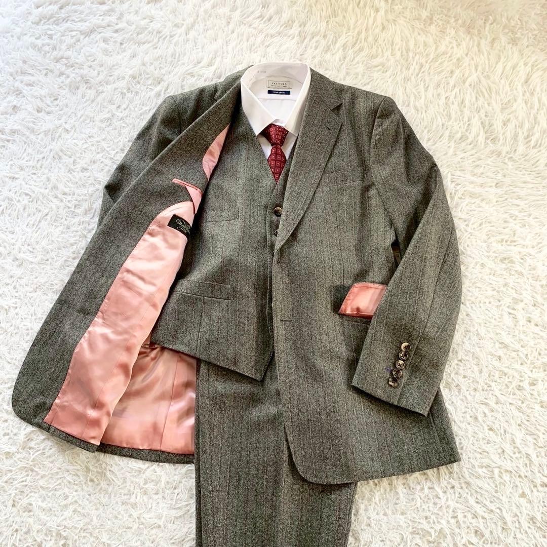 最高級モデル　Paul Smith　ポールスミス　3ピース　スーツ　セットアップ