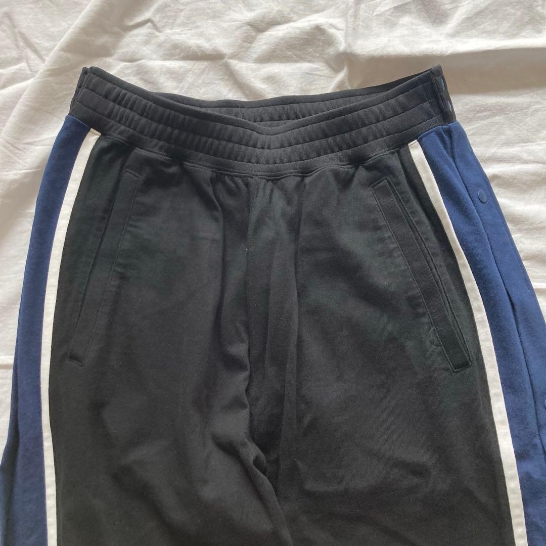 希少　FACETASM　ワイドジャージ　サイドスナップボタン　バギー　黒　4