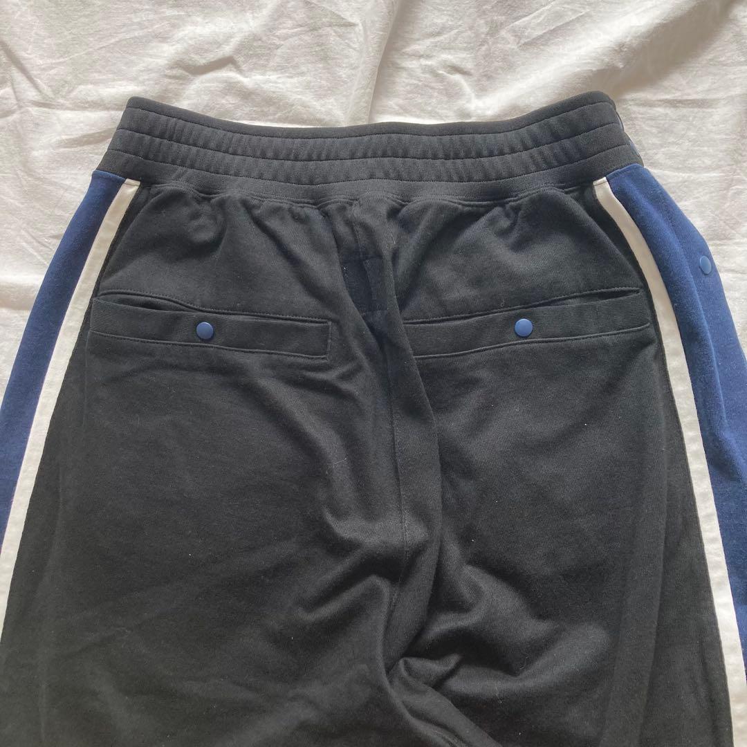 希少　FACETASM　ワイドジャージ　サイドスナップボタン　バギー　黒　4