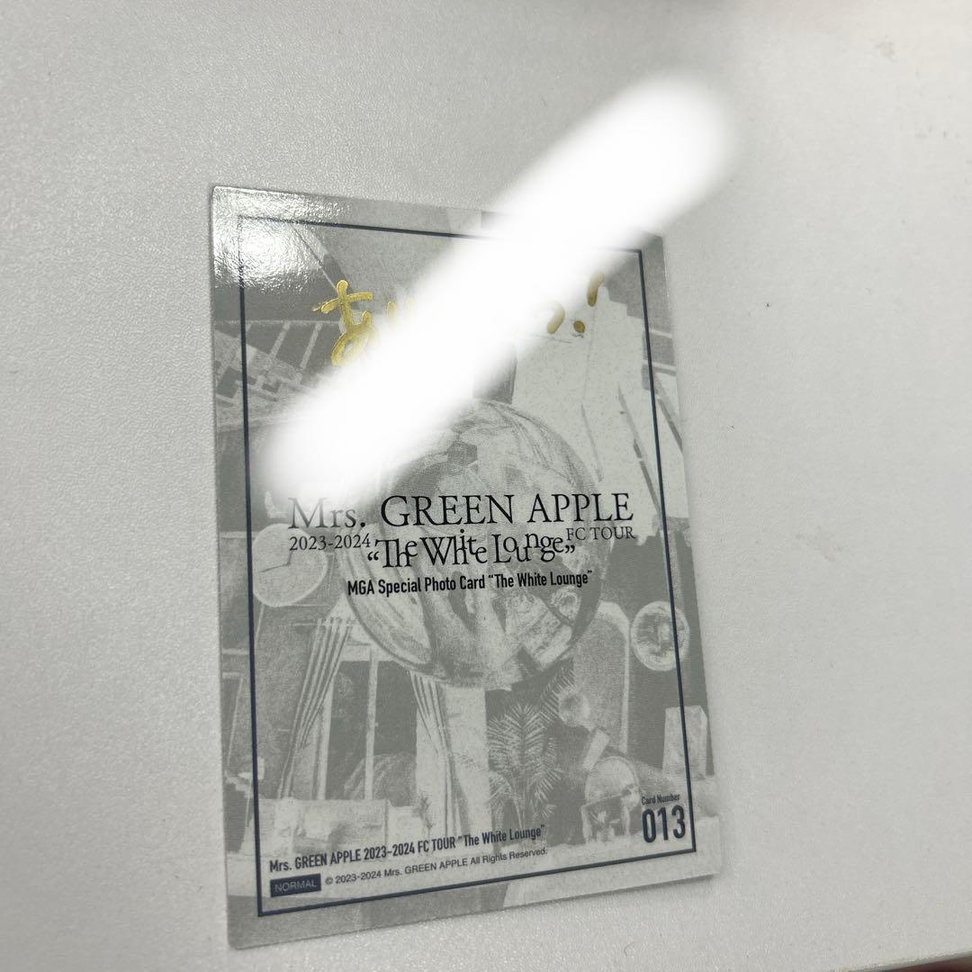 ❕*様 Mrs. GREEN APPLE 大森元貴 直筆サイン入り フォトカ ホ