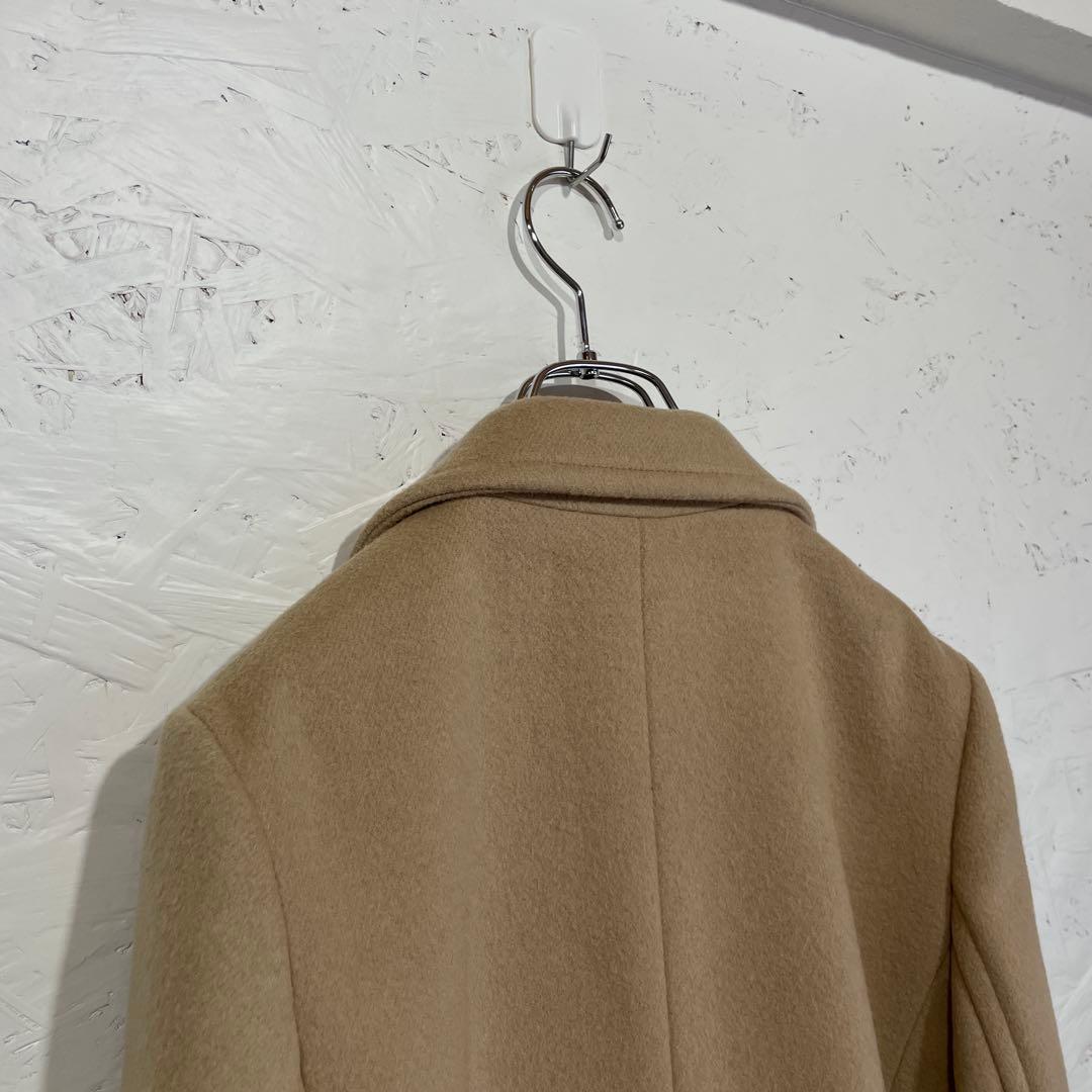 新品未使用タグ付き　日本製　カシミヤ混【m's select】ウールコート　38