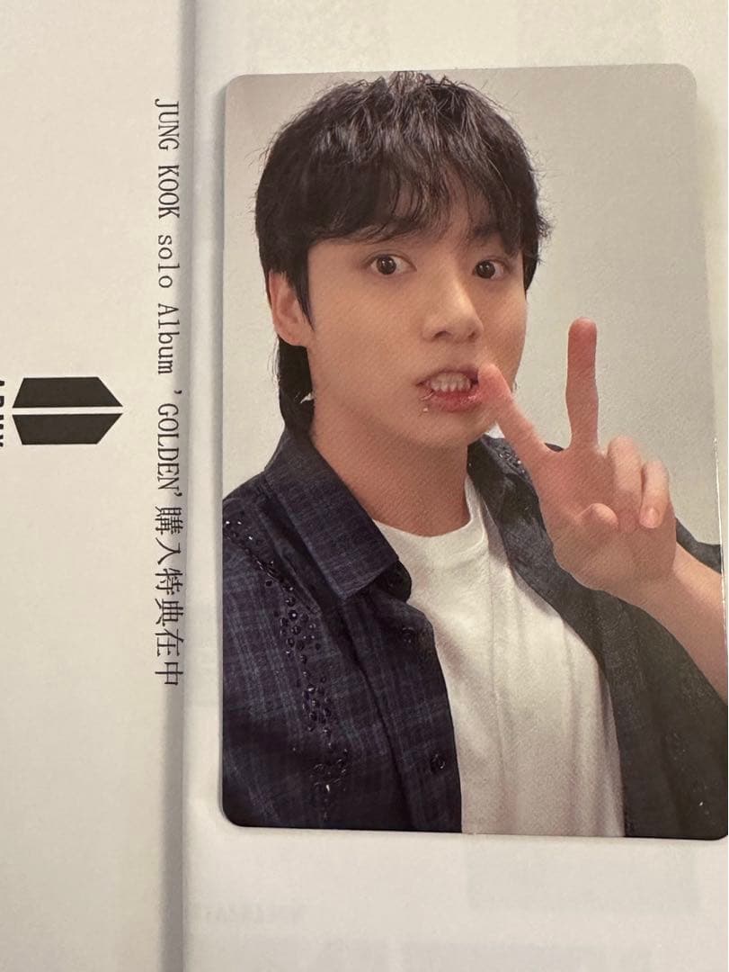 BTS JUNGKOOK GOLDEN ジョングク 購入特典 トレカ