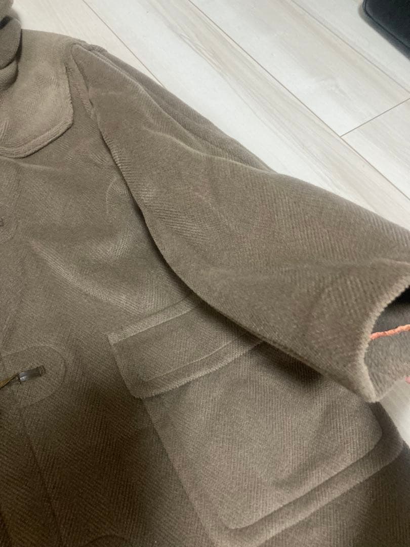 英国製　モンゴメリー　ダッフルコート　ムーアブルック ヘリンボーン　ブラウン