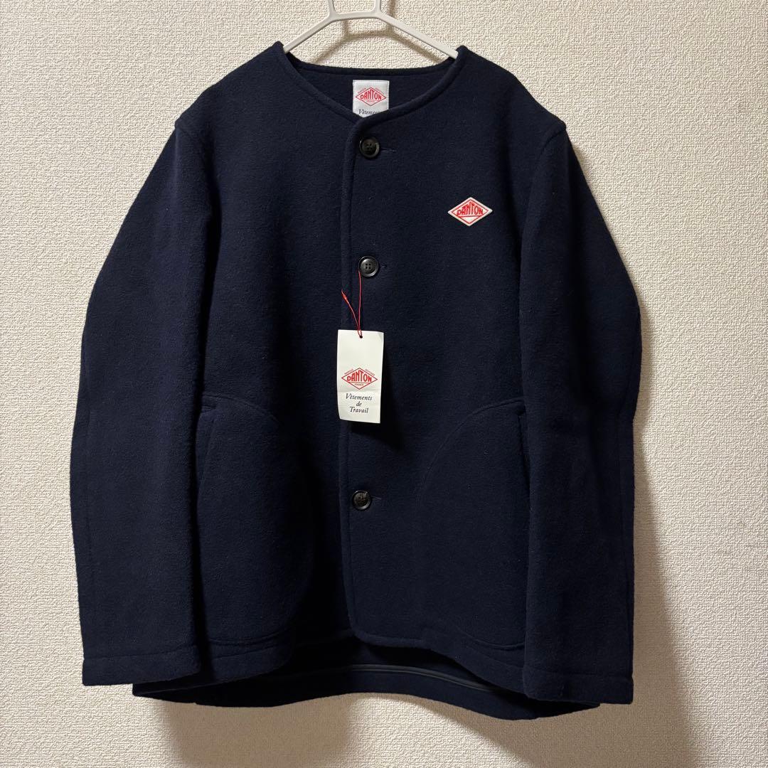 新品未使用　ダントン 40 L ウールモッサノーカラー　ウール　 コート