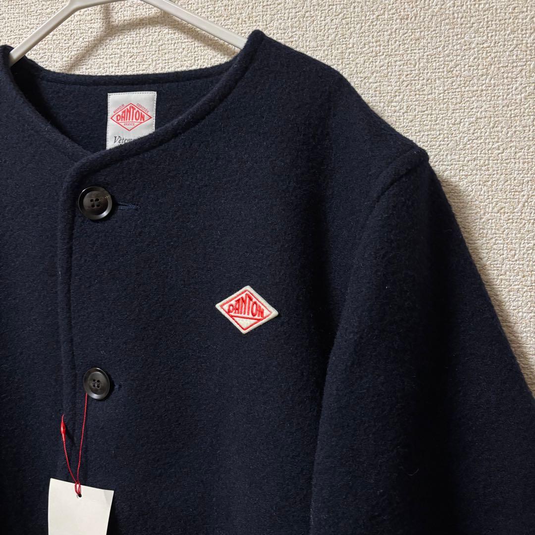 新品未使用　ダントン 40 L ウールモッサノーカラー　ウール　 コート