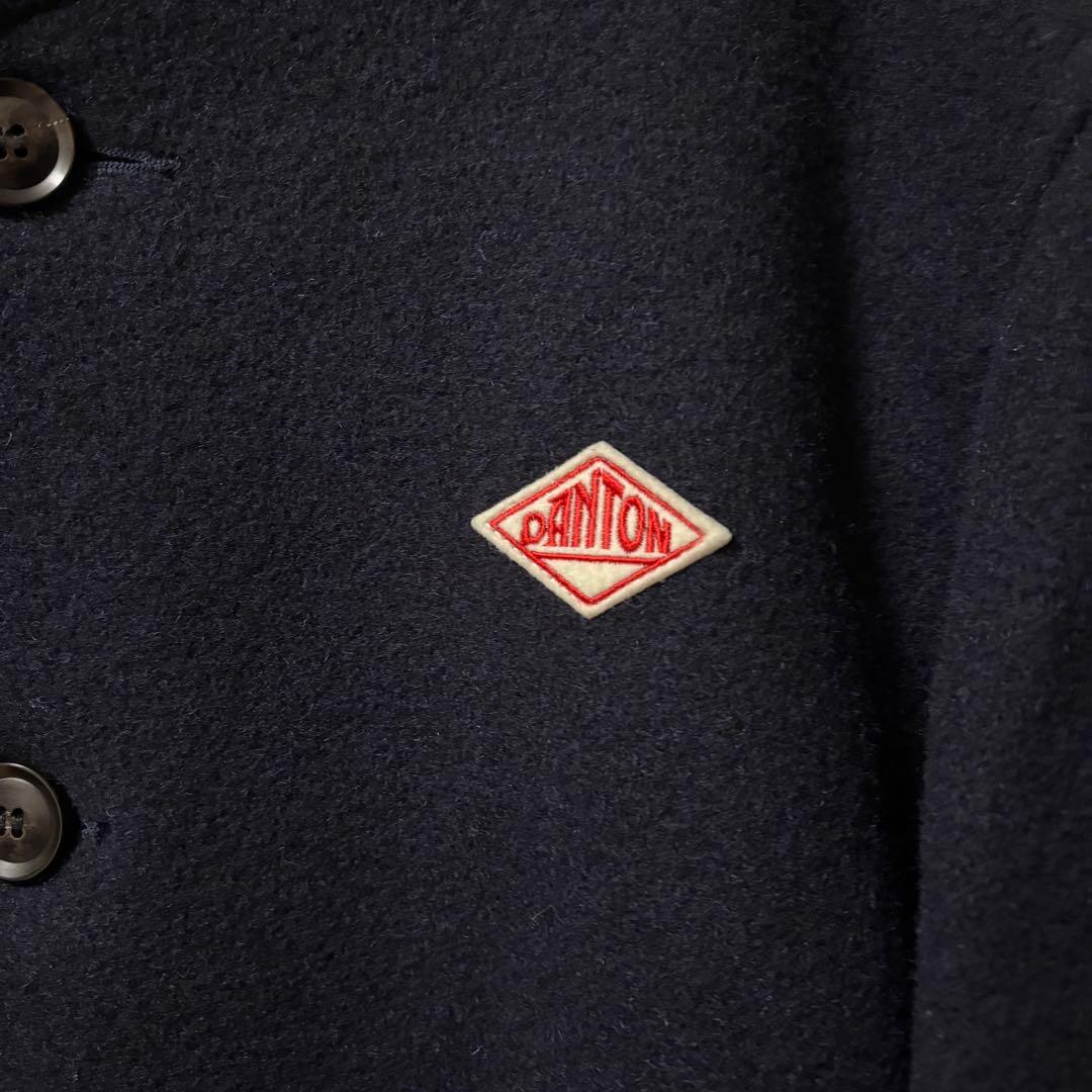 新品未使用　ダントン 40 L ウールモッサノーカラー　ウール　 コート