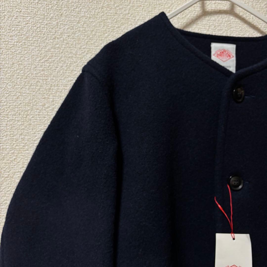 新品未使用　ダントン 40 L ウールモッサノーカラー　ウール　 コート