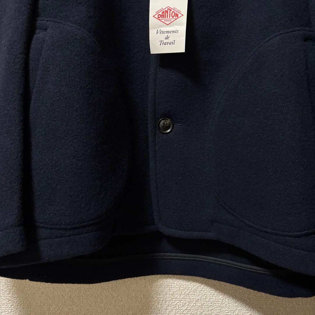 新品未使用　ダントン 40 L ウールモッサノーカラー　ウール　 コート