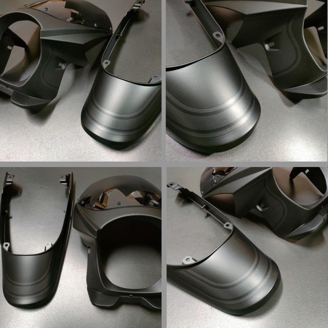 Z900RS SE ビキニカウル 2025 メタリックフラットスパークブラック