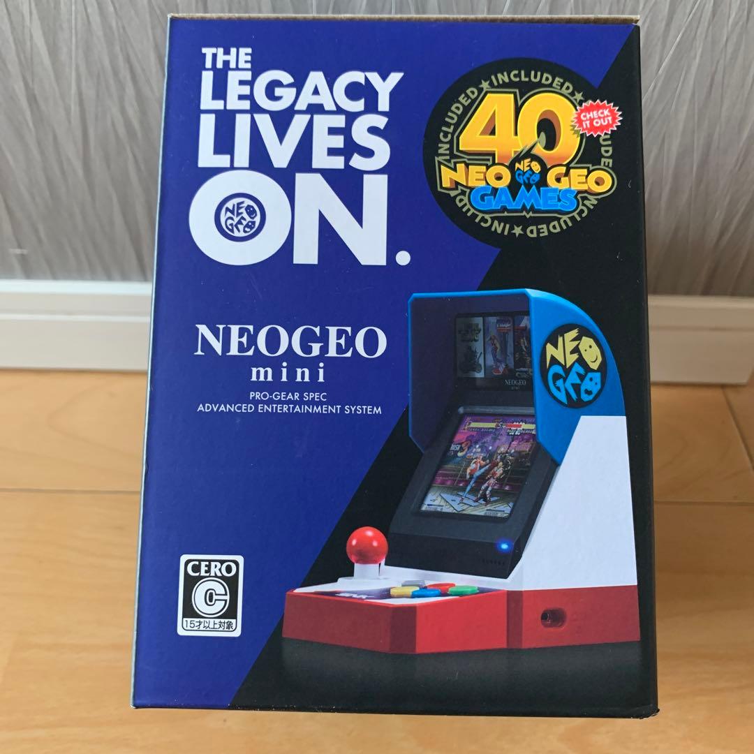新品、未開封ネオジオミニ NEOGEO ➕PAD WHITE✖️2➕ケーブルセット