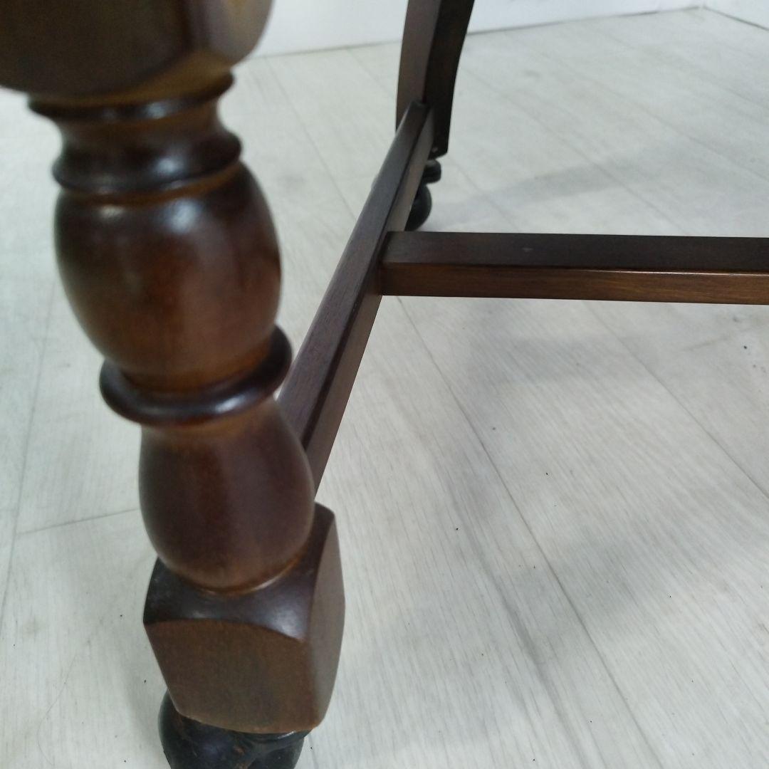 ③【カリモク】コロニアル アームチェアー キャスター付