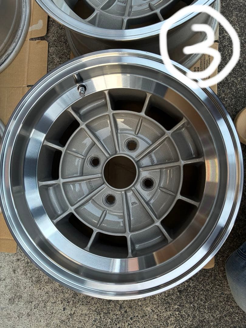 復刻版旧車　TOSCO トスコ14インチホイール　　　114.3 4H 8J