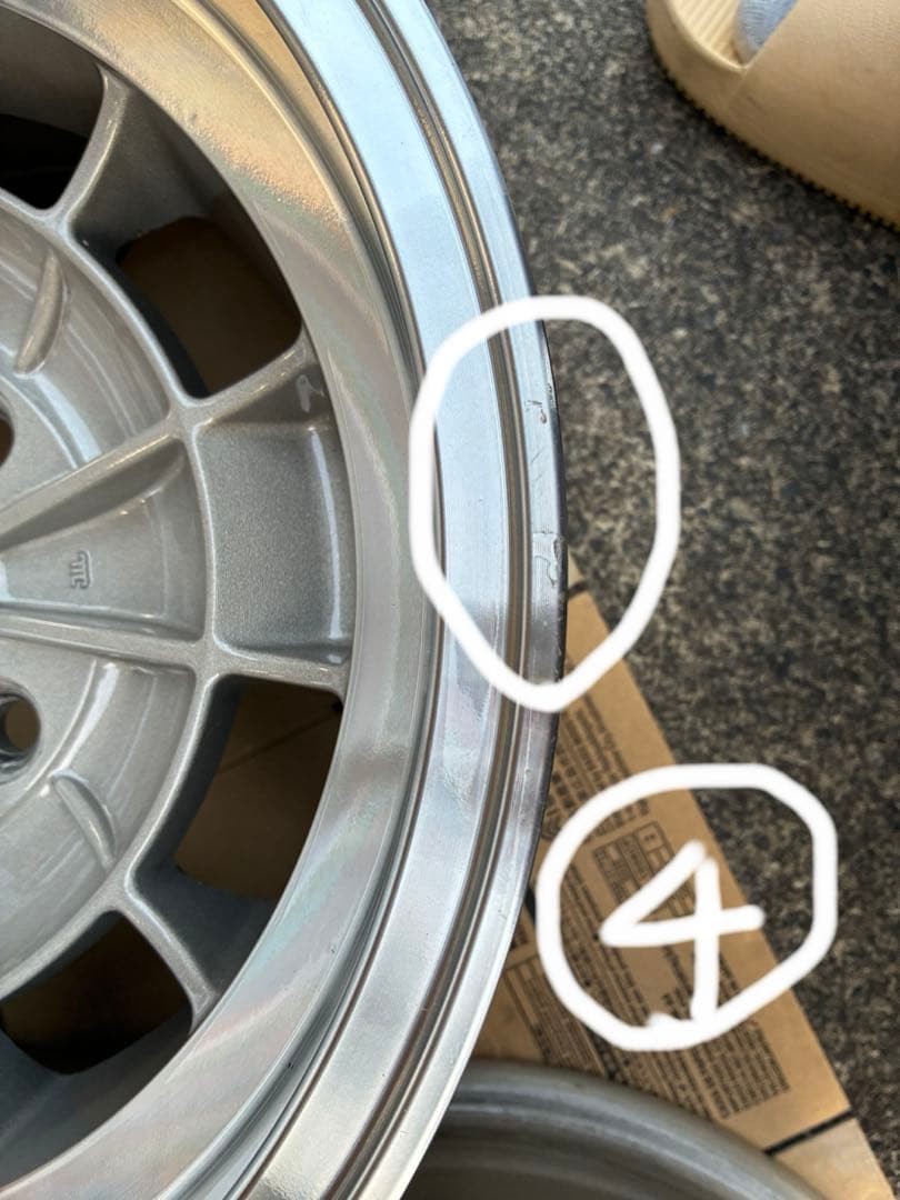 復刻版旧車　TOSCO トスコ14インチホイール　　　114.3 4H 8J