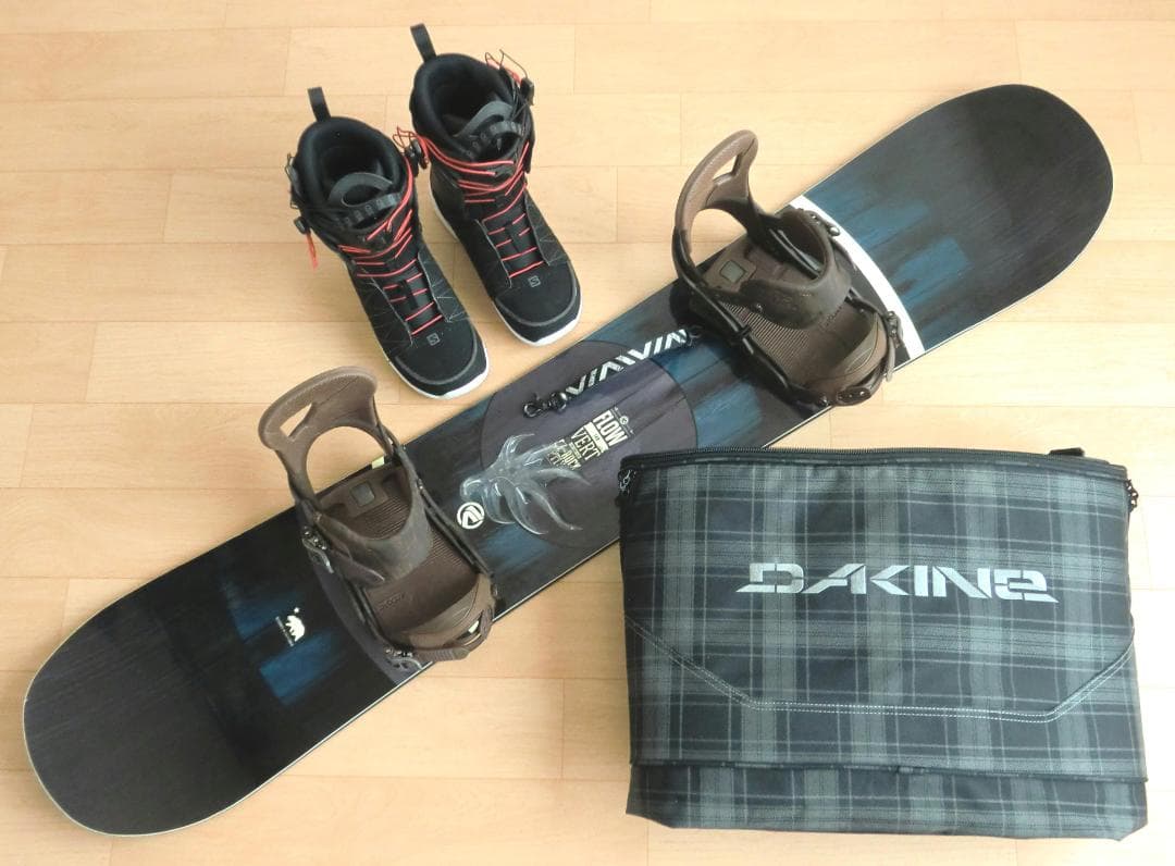 ■■送料無料■FLOW■メンズスノボフルセット■板149靴25.5■WAX済■■