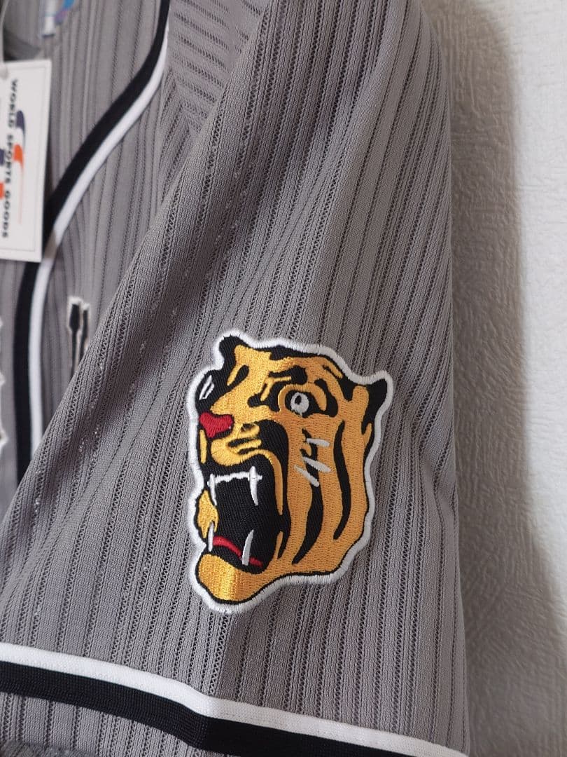 阪神タイガース 星野仙一 ビジター ユニフォーム LL グレー 優勝 プロ野球