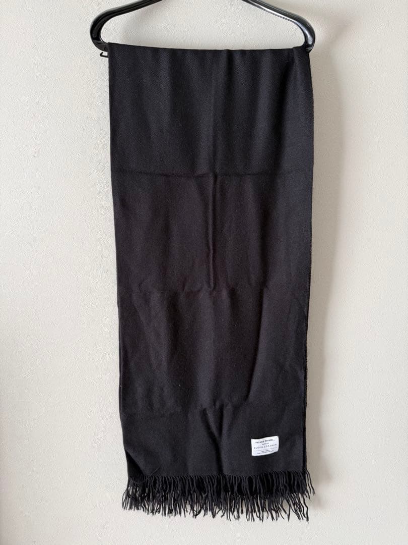 THE INOUE BROTHERS ベビーアルパカ マフラー ブラック