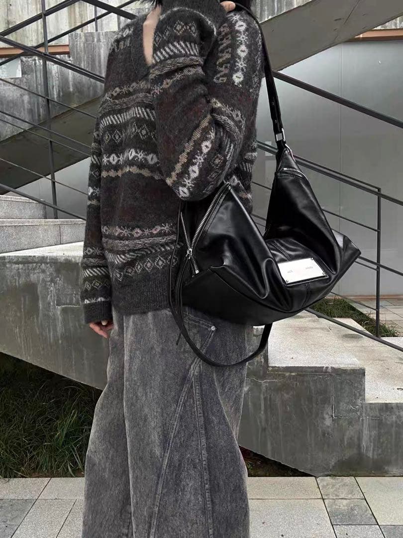 Matin Kim ショルダーバッグ ブラック 韓国