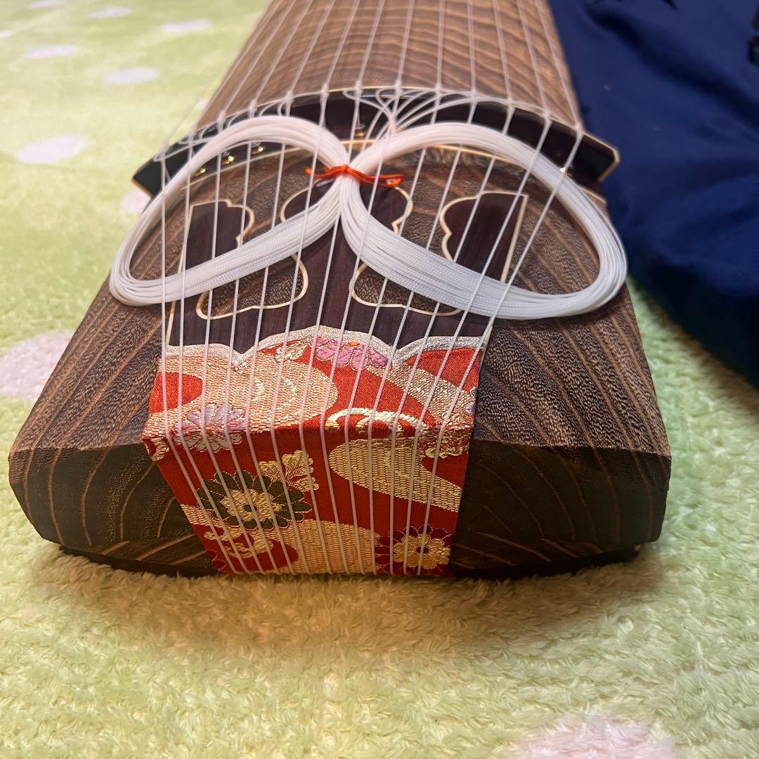 【入門用】木製琴 波模様 スタンド付き